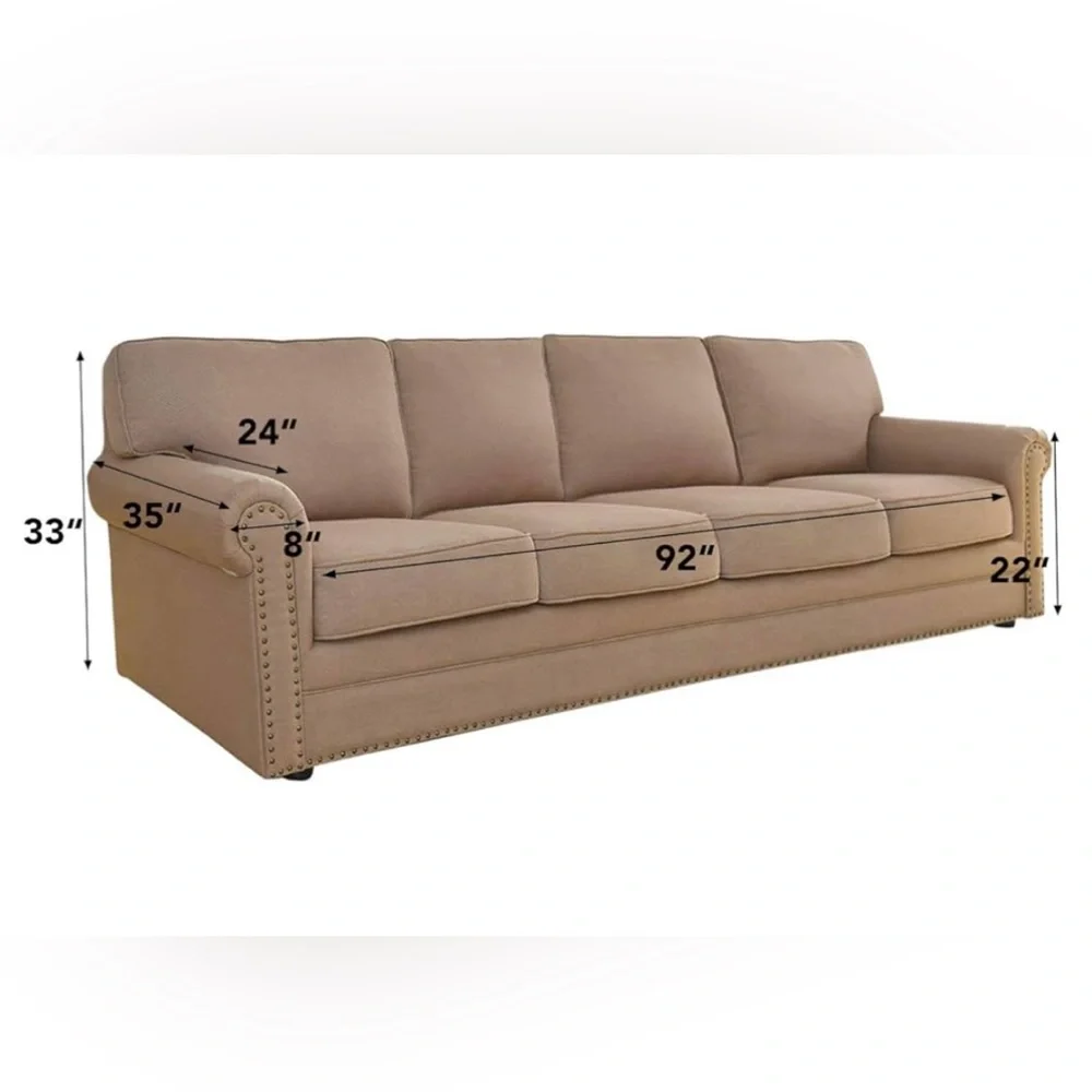 Easy-Going 4-Seater Quilted Reversible Water-Resistant Couch Sofa Cover
